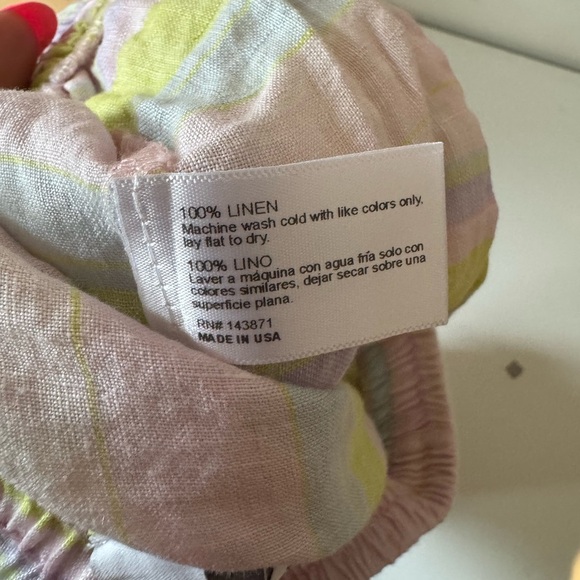 Frankie’s Bikinis Lou High Waisted Stripe Shorts Summer Stripe Sz Small - Picture 6 of 14